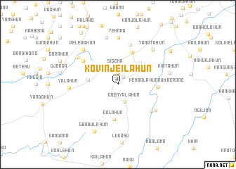 map of Kovinjeilahun