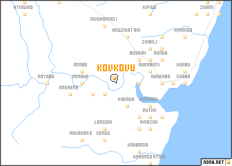 map of Kovkovu