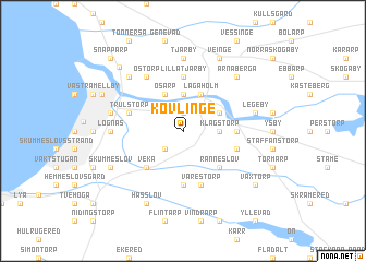 map of Kövlinge