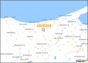 map of Kovrovo