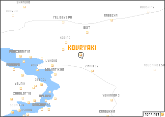 map of Kovryaki