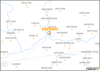 map of Kovshiki