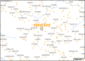 map of Kovucević