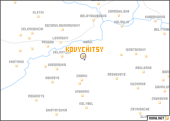 map of Kovychitsy