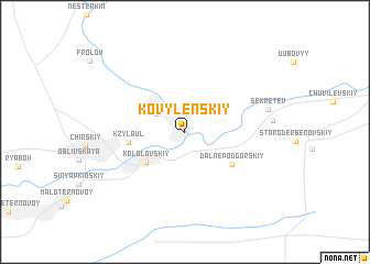 map of Kovylenskiy