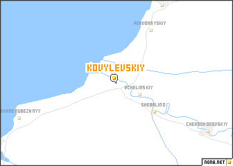 map of Kovylevskiy