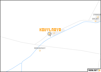 map of Kovylʼnaya