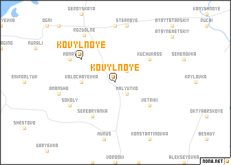 map of Kovylʼnoye