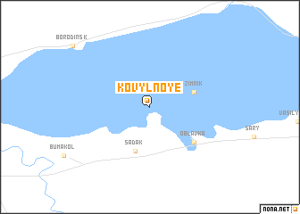 map of Kovyl\