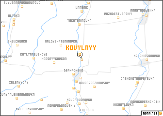 map of Kovyl\
