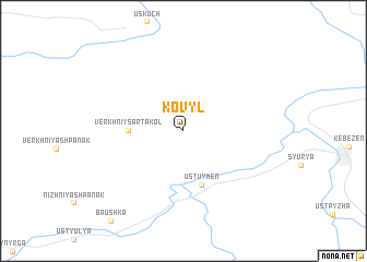 map of Kovyl\