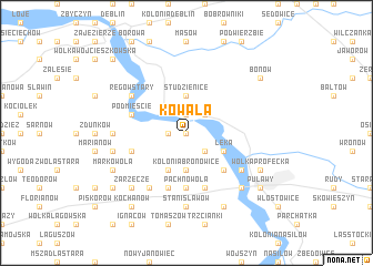 map of Kowala