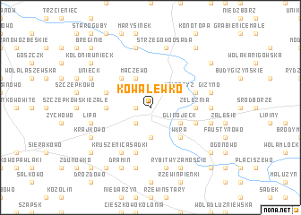 map of Kowalewko