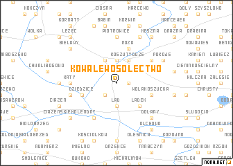 map of Kowalewo Sołectwo