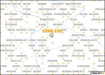 map of Kowalewo