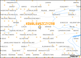 map of Kowalewszczyzna