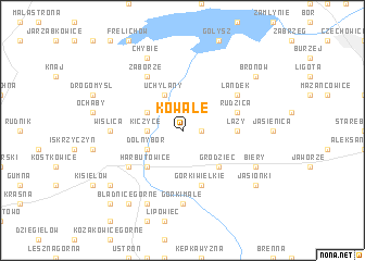 map of Kowale