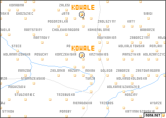 map of Kowale