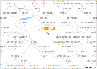 map of Kowale