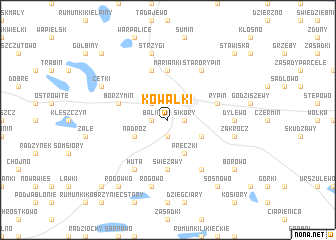 map of Kowalki