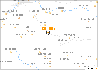 map of Kowary