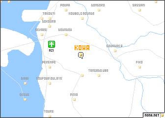 map of Kowa