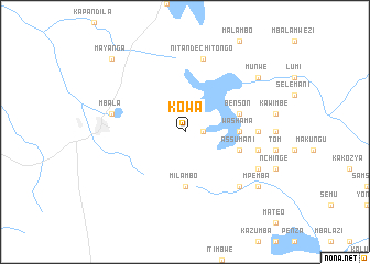 map of Kowa