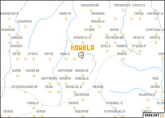 map of Kowela