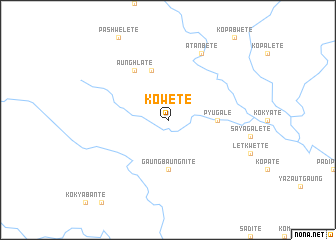 map of Ko We Tē