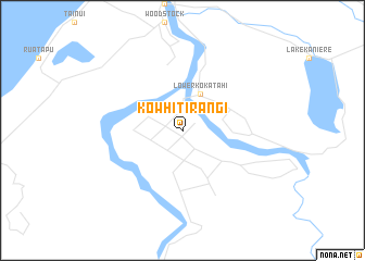 map of Kowhitirangi