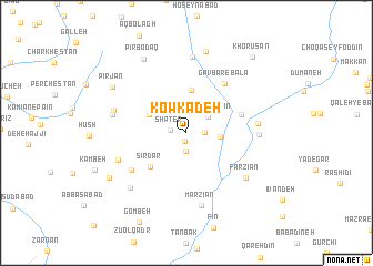 map of Kowkadeh