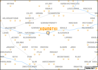 map of Kownatki