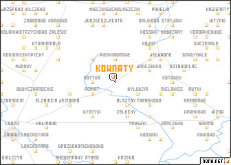 map of Kownaty