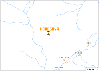 map of Kowoshya