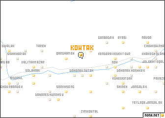 map of Kowtak