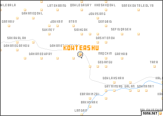 map of Kowt-e ‘Ashū