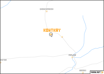 map of Kowtkay