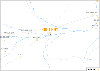 map of Kowtkay