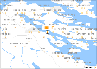 map of Koxut