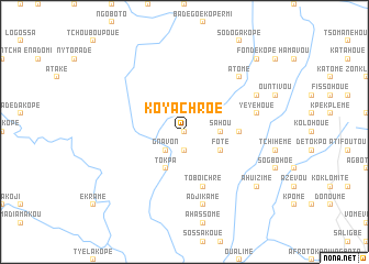 map of Koyachroé