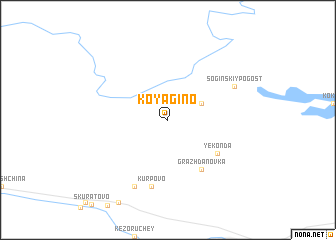 map of Koyagino