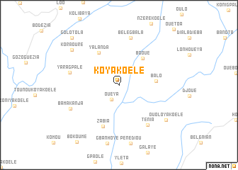 map of Koyakoélé