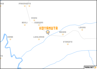 map of Koyamuta