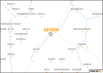 map of Koyana