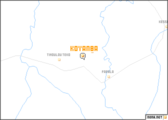 map of Koyanba