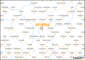 map of Koyandu