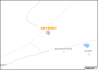 map of Koyandy