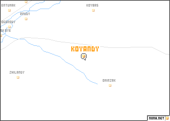 map of Koyandy