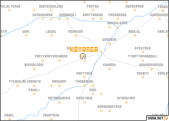 map of Koyanga