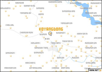 map of Koyang-dong